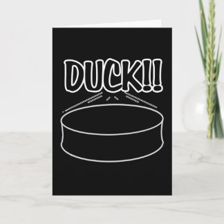 Canard ! ! Obtenez bientôt la carte bonne d'hockey