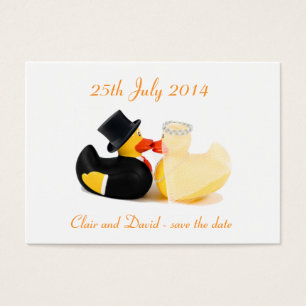 Canards de mariage 2 ... Sauvegarder la date