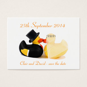 Canards de mariage 3 ... Sauvegarder la date