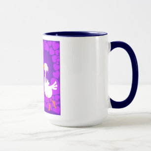 Canards embrassant, tasse