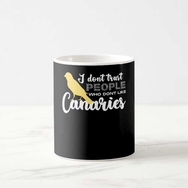 Canary Funny Canary Birds Kaffeetasse (Mittel)