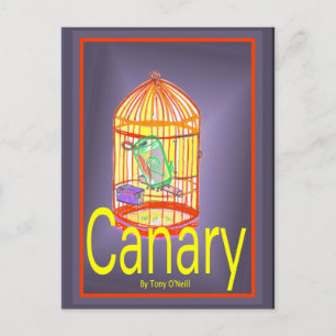 Canary von Tony O'Neill Postkarte