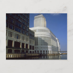 Canary Wharf Gebäude, London, England, Großbritann Postkarte