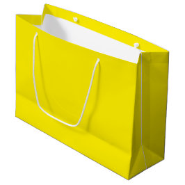 Canary Yellow Large Gift Bag - glänzend Große Geschenktüte
