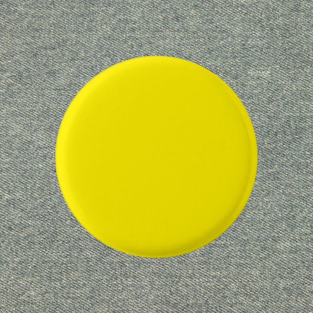Canary Yellow Solid Color Button (Von Creator hochgeladen)