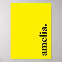 Canary Yellow Solid Color Eleganter Name