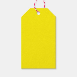 Canary Yellow Solid Color Geschenkanhänger