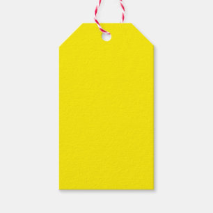 Canary Yellow Solid Color Geschenkanhänger