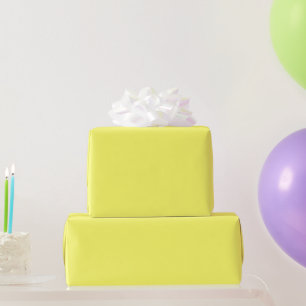 Canary Yellow Solid Color Geschenkpapier