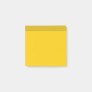 Canary Yellow Solid Color Minimalistische Post-It- Post-it Klebezettel