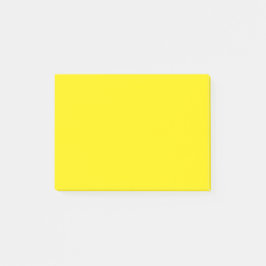 Canary Yellow Solid Color Post-it Klebezettel