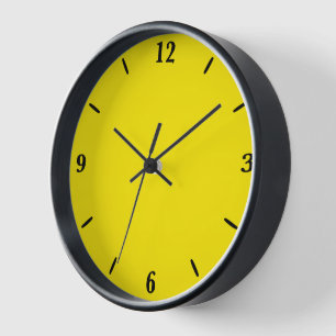 Canary Yellow Solid Color Uhr