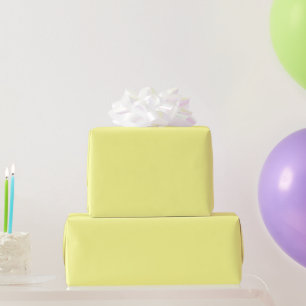 Canary Yellow Wrapping Paper Geschenkpapier