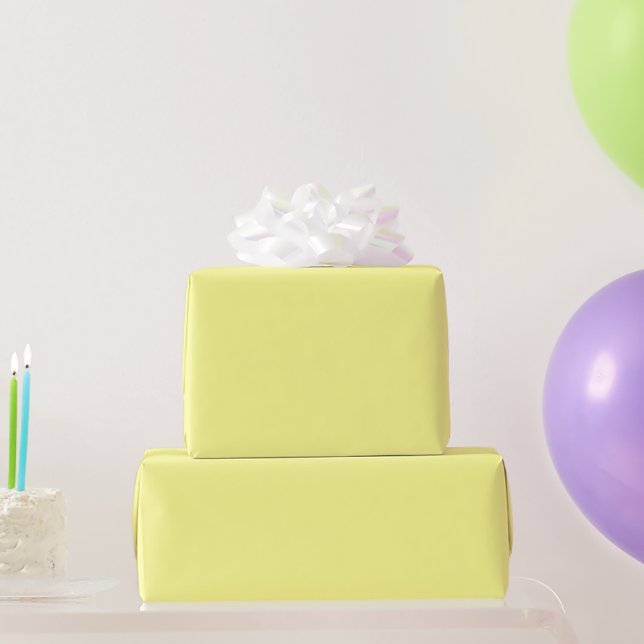Canary Yellow Wrapping Paper Geschenkpapier (Partygeschenke)