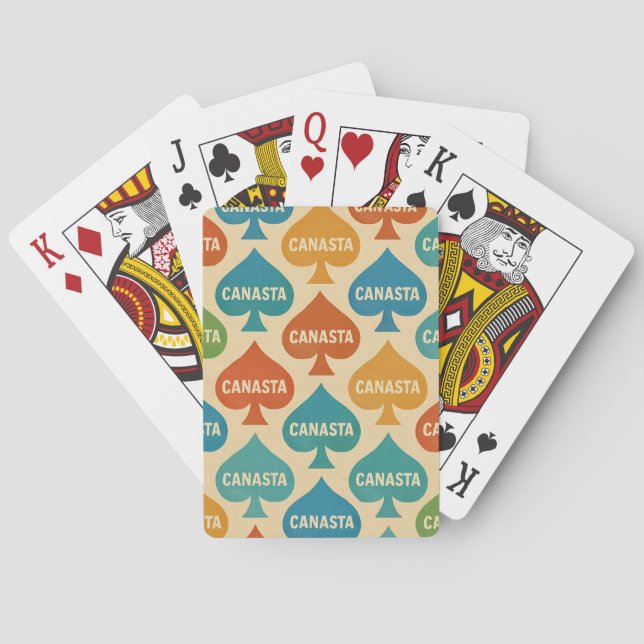 Canasta Cover Design Spielkarten (Rückseite)