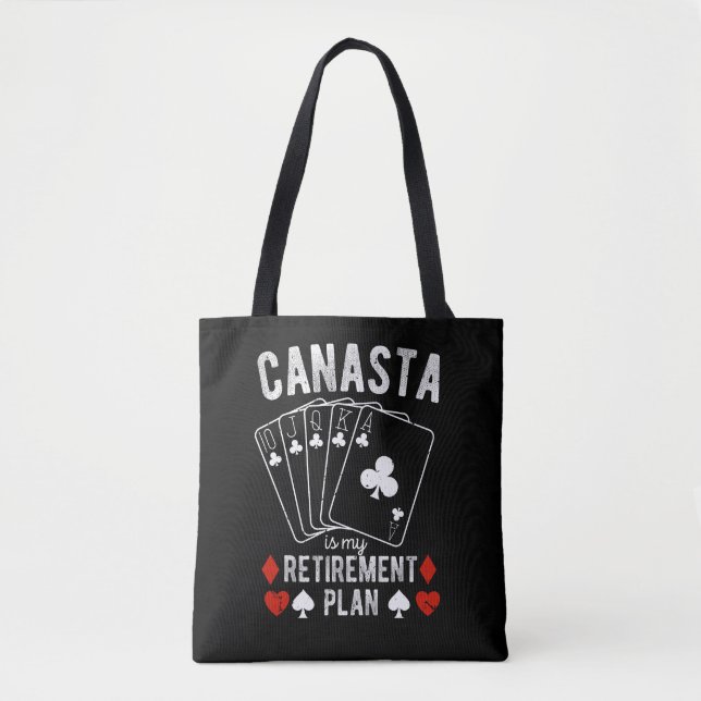 Canasta ist mein Rentenplan Tasche (Vorderseite)