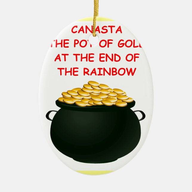 CANASTA KERAMIKORNAMENT (Vorne)