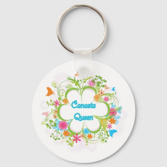 Canasta Queen Key Chain Schlüsselanhänger (Vorderseite)