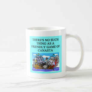 CANASTA-Spieler-Geschenk-T - Shirts Kaffeetasse