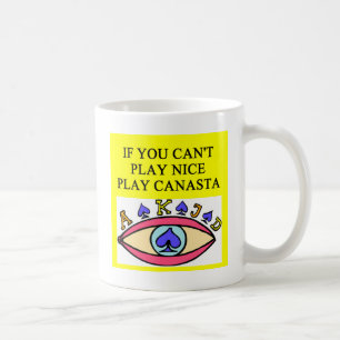 CANASTA-Spieler-Geschenk-T - Shirts Kaffeetasse