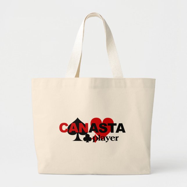 Canasta-Spielertasche Jumbo Stoffbeutel (Vorne)