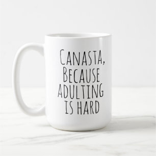 Canasta, weil Ehebruch schwer ist Funny canasta Kaffeetasse