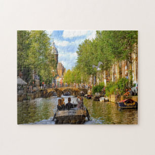 Canaux d'Amsterdam. Puzzle