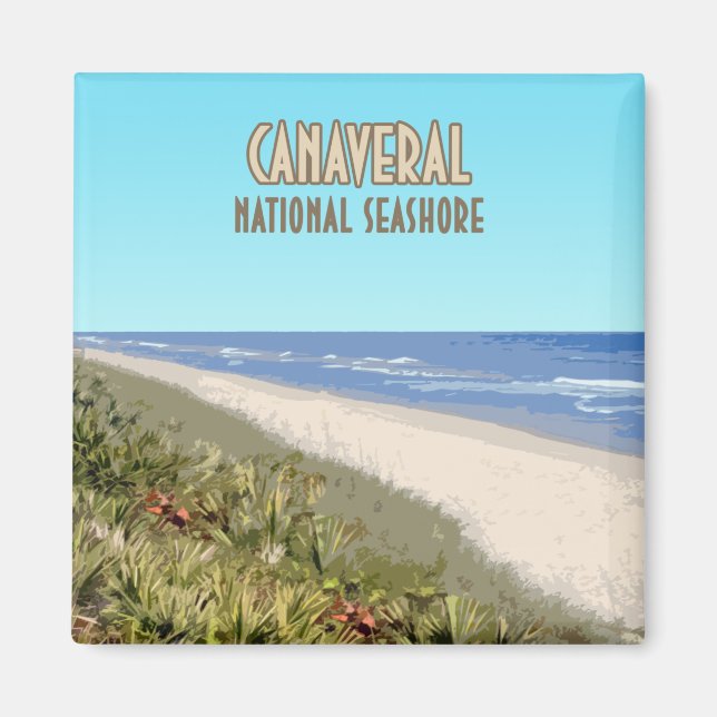 Canaveral National Seashore Florida Magnet (Vorne)