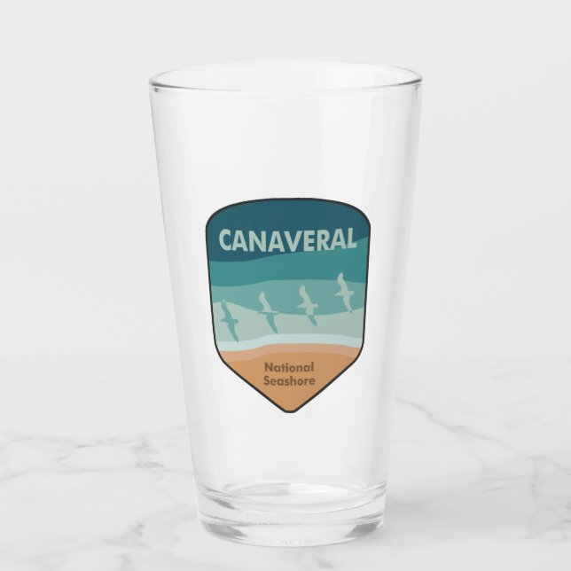 Canaveral National Seashore Florida Seagulls Glas (Vorderseite)