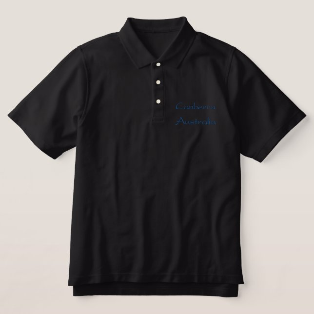 Canberra Australia Polo Shirt (Design Vorderseite)