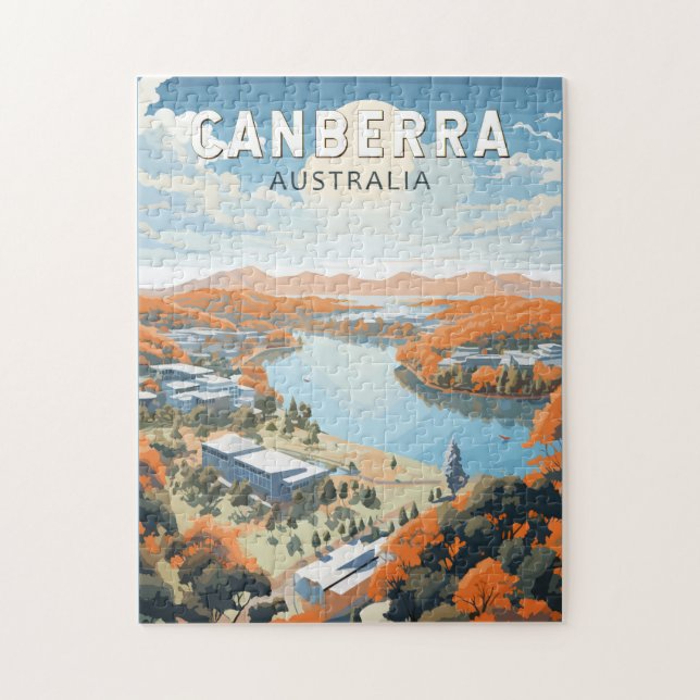 Canberra Australia Reisen Art Vintag (Vertikal)