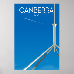 Canberra Australia Reiseplakat Poster