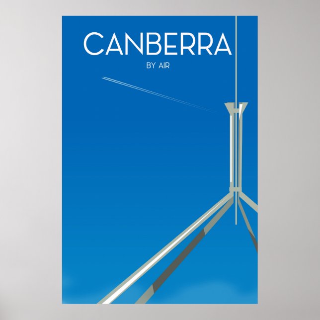 Canberra Australia Reiseplakat Poster (Vorne)