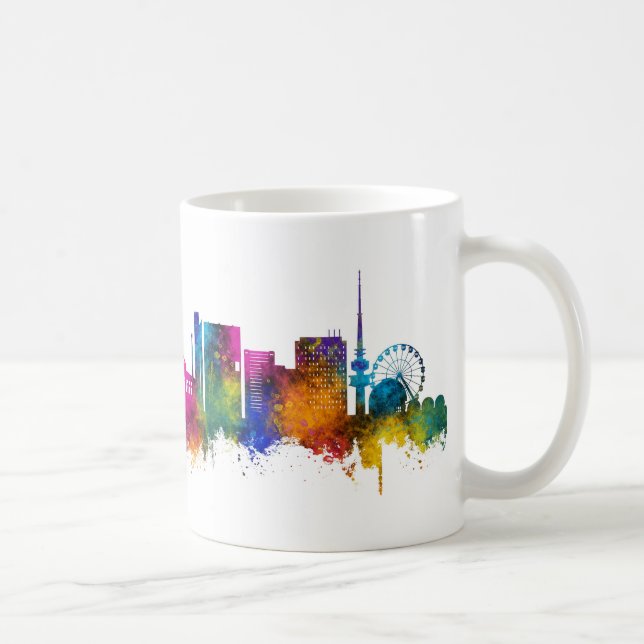 Canberra Australia Skyline Kaffeetasse (Rechts)