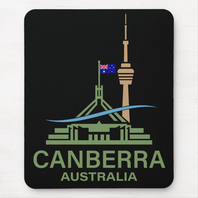 Canberra Australien Mousepad (Vorne)