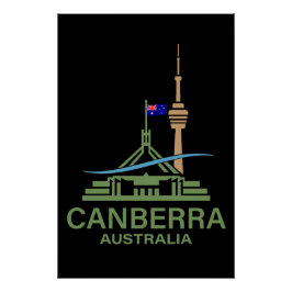 Canberra Australien Poster
