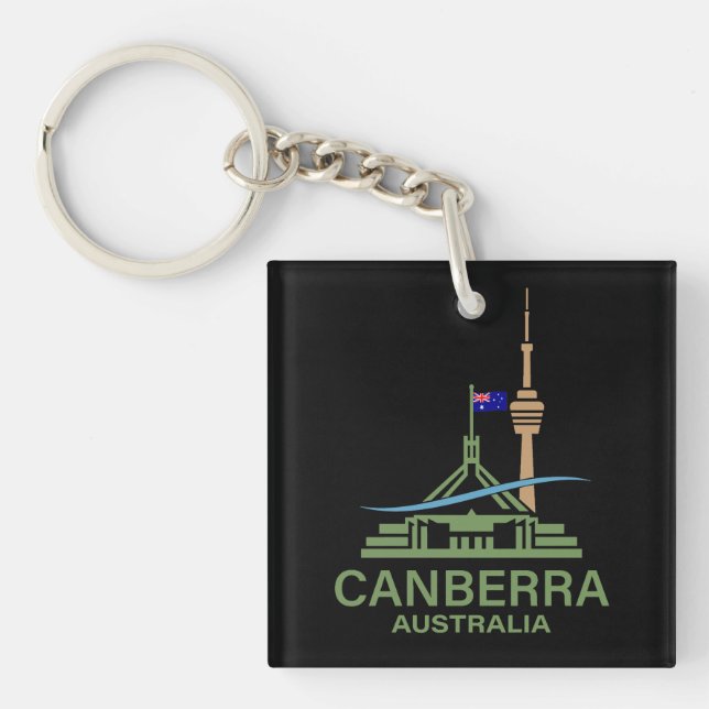 Canberra Australien Schlüsselanhänger (Vorderseite)