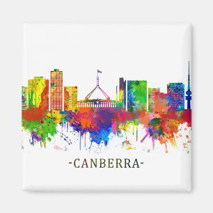 Canberra Australien Skyline Magnet