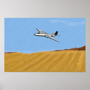 Canberra Bomber 1954 Poster