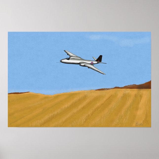 Canberra Bomber 1954 Poster (Vorne)