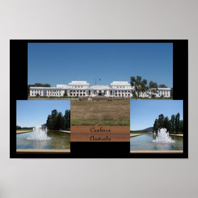 Canberra-Plakat Poster (Vorne)