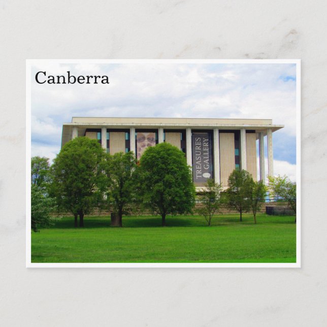 Canberra Postkarte (Vorderseite)