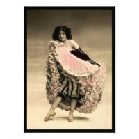 Cancan Dancer 4 Foto Print
