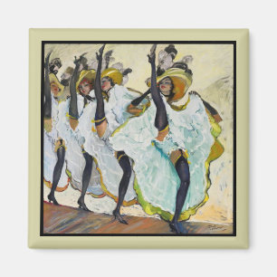 Cancan Dancer Magnet