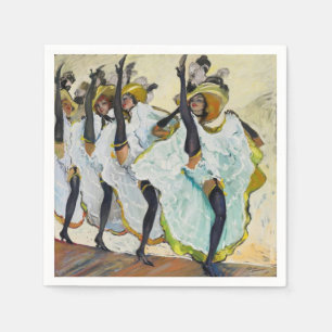 Cancan-Tänzer Serviette