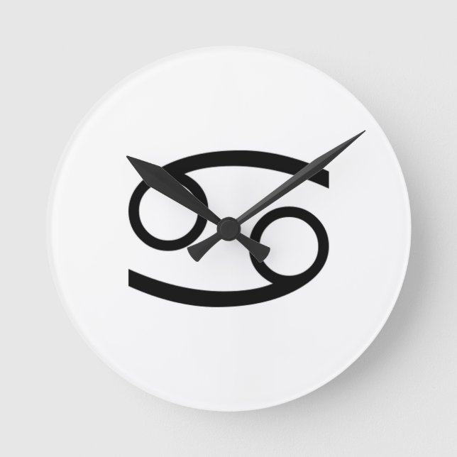 Canceer Runde Wanduhr (Vorderseite)