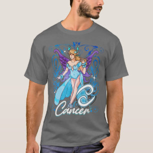 Cancer Anime Birthday Fairy Fairies Cancer T-Shirt