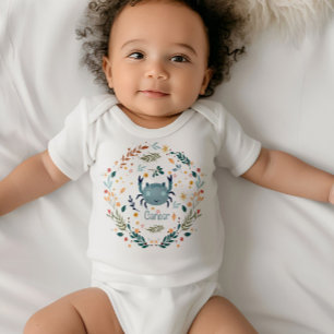 Cancer Baby - Sweet and Sensitive - Zodiac Design Strampler