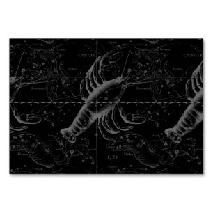 Cancer Constellation Hevelius 1690 Decor Tischnummer