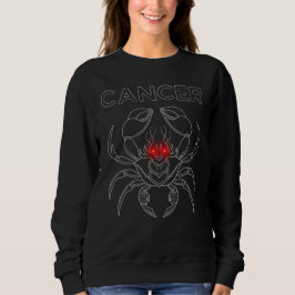 Cancer Dark Astrology | Minimal Occult Zodiac Sweatshirt